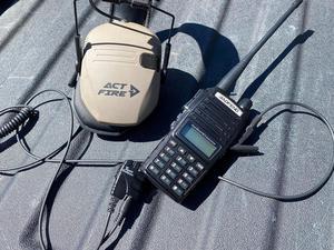 Baofeng UV5R Cable to Connect Electronic Earmuffs and Headphones with Kenwood K1 radios - Ham Radio GMRS