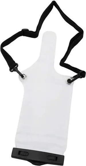 Karier Two Way Radio Waterproof Rainproof Bag Case Pouch for Motorola Kenwood Midland Walkie Talkie (White)
