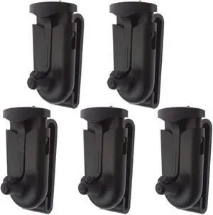 TENQ Walkie Talkie Replacement Belt Clip NTN9392B Swivel Belt Clip for Motoro Talkabout Two Way Radio T6200 T5728 T5428 MS350R MC225R T6200 T5728 T5428 T5720 T9000 T289 SX750 MB140R EM1020R(5 Packs)