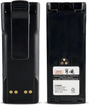 JINTION Battery Compatible with Motorola MT2000 MTS2000 NTN7143 NTN7143A NTN7144 NTN7143B Digital Portable Two-Way Radio NiMHh 7.2V 1800mAh