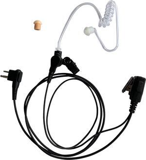 Acoustic Tube Surveillance Headset Earpiece for Motorola Two-Way Radio CP200 CP200D CP200XLS CP185 GP300 DTR650 PR400 EP450 PRO1150 CLS1110