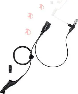 commountain APX 6000 XPR 7550e Earpiece w/Mic Compatible for Motorola Radios APX 8000 APX 7000 4000 XPR 7580e 7380e XPR 7550 7350e 7350 APX6000 APX7000 APX8000 XPR7550 XPR7550e, Surveillance Headset
