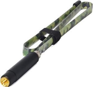 HYS 2-Way Radio SMA-Female Portable Antenna 31.5-Inch Dual Band UV VHF/UHF 144/430Mhz Camouflage Antennas for Kenwood Baofeng UV-82 BF-F8HP UV-5R WOUXUN KG-UVD1P KG-UV6D