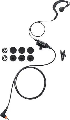 commountain SL300 SL3500e Earpiece with Mic Compatible for Motorola Radios TLK 100 TLK 110 SL7550 SL7550e SL7580 SL7580e SL7590 SL7590e SLN 1000, TLK100 TLK110 SLN1000 SL Series G Earhook Headset
