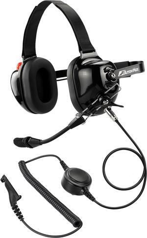 Arrowmax AHDH0032-BK-M9 Noise Cancelling Headset for Motorola APX4000 XPR7350E XPR7380E XPR7550E XPR7580E