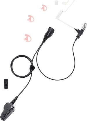 commountain Earpiece w/Mic for Kenwood Radios NX-200 NX-210 NX-300 NX-3200 NX-3300 NX-410 NX-411 NX-5200 NX-5300 NX-5400 TK-290 TK-2180 TK-3180 TK-5210 TK-5220 TK-5320, Acoustic Tube Headset