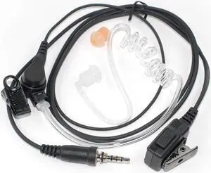 AEcreative Acoustic Tube earpiece mic for Yaesu Standard Horizon Marine Radio HX890 HX210 HX380 HX400 HX400IS HX407 HX870 HX851 HX850s HX750s HX600s HX500s HX471s HX470s HX460s HX370s HX290