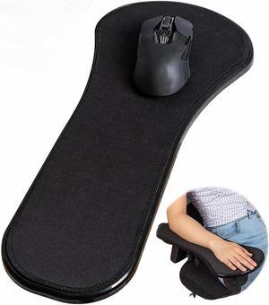 Ergonomic Arm Rest Mouse Pads Dual Purpose for Desk and Chairs, Adjustable Armrest Wrist Support Attachment, Gaming Covers for Elbows and Forearms Pressure Relief Office Computer Desk Extender