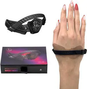 DELTAHUB Carpio G2.0 - Right-Handed Truly Ergonomic Gaming Wrist Rest for Mouse, Gamer Approved, Pain Relief, Anti-Fatigue, Computer, Laptop, Esports, Silicone Strap, Easy Glide (Large, Right, Black) DELTAHUB Carpio G2.0 - Right-Handed Truly Ergonomic Gaming Wrist Rest for Mouse, Gamer Approved, Pain Relief, Anti-Fatigue, Computer, Laptop, Esports, Silicone Strap, Easy Glide (Large, Right, Black)
