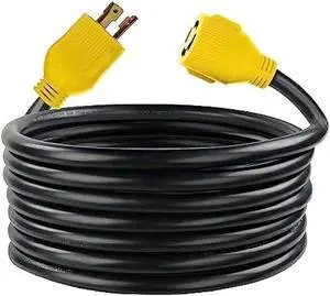 Dumble 30 AMP RV Power Cord for Generator & Transfer Switch 10ft Long Reach 30A Power Cable Camper Power Extension