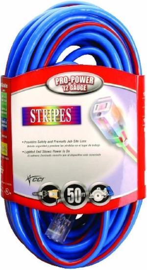 Southwire 025480064 2548SW0064 Neon Outdoor Extension Cord, 50-Foot, Blue/Red