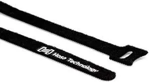 Hosa WTI-508 Black Hook and Loop Cable Organizer, 50 Pieces