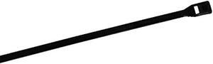 Cobra Global L8S0C Low Profile Cable Ties, 100 Pack - 8 Black, 55 lb.