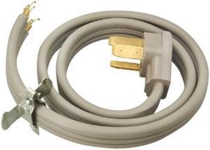 Woods 90168809 9016SW8809 6ft 6/2-8/1 SRDT Flat Range Cord (Grey), 6', Yellow