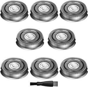 Shaver Replacement Blades for Pitbull Skull Shaver Replacement Blades,Compatible with Skull Carver Pitbull Gold PRO/Platinum PRO/Silver PRO Pitbull Gold Replacement Blades 4 Head,with Brush,8 Pcs.