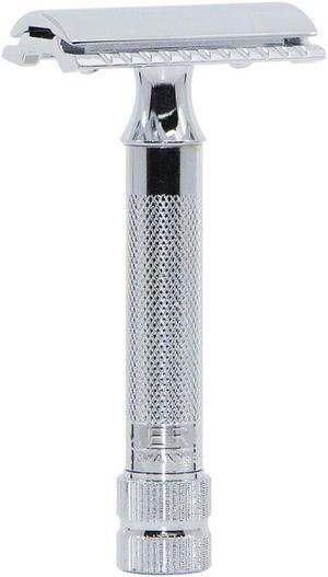Merkur Mk34c Double Edge Razor with Heavy Duty Short Handle