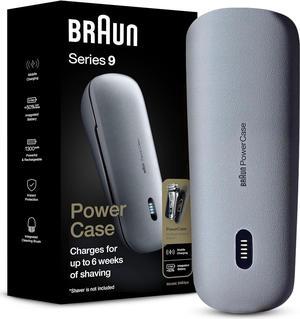 Braun Powercase for Electric Razors for Men, Compatible with Braun Series 9 Pro, Series 9 and Series 8 Electric Shavers, Portable Shaver Case, Charges for Up to 6 weeks
