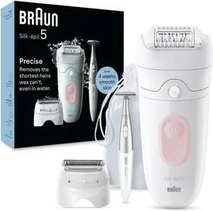 Braun Silk-épil 5 Epilator, Wet & Dry, Lasting Smooth Skin, SE5-230