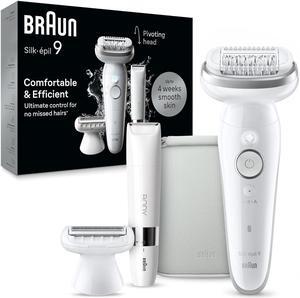 Braun Silk-épil 9 Epilator, Wet & Dry, Lasting Smooth Skin, SE9-441