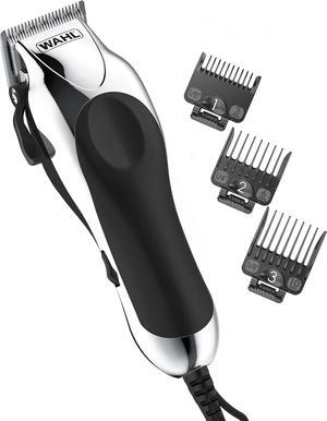 Wahl USA Chrome Pro Corded Clipper Complete Haircutting Kit for Men  Powerful Total Hair Clipping, Beard Trimming, & Grooming - Model 3024635