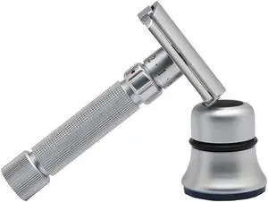 Pearl Flexi Adjustable Safety Razor Version V12 - Reusable Metal Razor made of 100% Brass | Eco Friendly Double Edge Razor for Men | Men's Shaving Razor for best Father's Day Gift