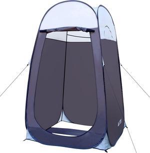 Leader Accessories Pop Up Shower Tent Dressing Changing Tent Pod Toilet Tent 4' x 4' x 78"(H) Big Size (1Grey)