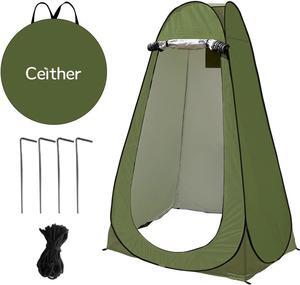 Pop up Privacy Tent Portable Camping Tent Outdoor Toilet Shower Tent Changing Dressing Room Fashion Privacy Shelter for Picnic Waterproof Bathroom