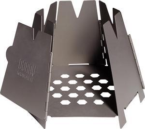 Vargo Titanium Hexagon Wood Stove | Collapsible Portable Wood Burning Stove | Ultra Lightweight Compact Wood Stove for Backpackers & Outdoor Explorers T-415