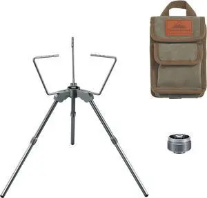 CAMPINGMOON Smart Backpacking Stove Stand with Upper Support Trivet Z01 (High stand with spacer adapter Z01+Z03)