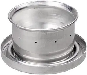 Evernew Bluenote Ultralight Backpacking Alcohol Stove Set with Pre-Heating Plate