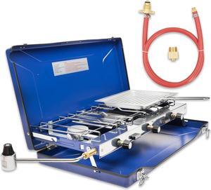 2 Stove & 1 Toast Outdoor Camping Stove For OPD Propane, 14oz Propane, ISO Butane