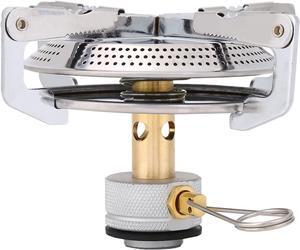 Hiking Stove,Cam Gas Stove Mini Outdoor Stoves Gas Burner Alloy Portable Cam Mini Picnic Round Stove Burner for Outdoor Camp Kitchen Hiking Rechaud Camping Gaz camping stove