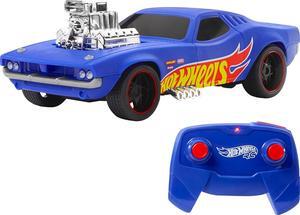 Hot Wheels Toy Car, 1:16 Scale RC Rodger Dodger Remote-Control Vehicle, Special 50th Anniversary Edition