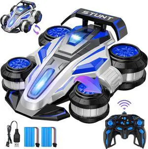 High-Speed Drift RC Stunt Deformation Car, 360-Degree Rotating Transforming RC Car, Birthday Gift for Boys and Girls Aged 6-16