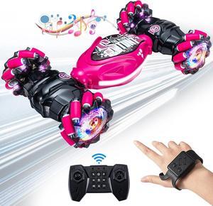 1:14 Gesture RC Car Large, Remote Control Car for Boys Adults,Hand Controlled RC Car, All Terrains Monster Trucks for Boys Gesture Sensing rc Stunt car 360° Flips with Lights Music