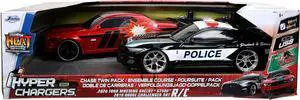 JADA Toys Hyperchargers 1:16 2020 Ford Mustang Shelby GT500 & 2019 Dodge Challenger SRT Remote Control Car, Toys for Kids and Adults