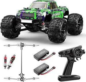 Jetwood 1/16 Fast Remote Control Car for Adults, Electric 4WD RTR RC Cars, High Speed RC Truck Gifts for Boys, Max 38 kph Offroad RC, JC16W with 2 Batteries