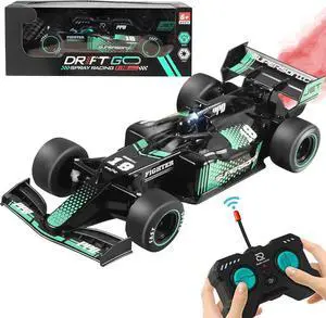 F1 Remote Control Car, 1:18 Rc Car for Boys Toys Age 6-8, Model RC Drift Cars Display Scale High-Speed Fast Hobby Racing Batteries Rotating Toy, Birthday Gift for Ages 8-13