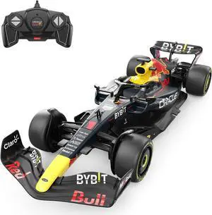 RASTAR Red Bull F1 Car 1/18 Scale RC Car, 2022 Oracle Red Bull Racing F1 Remote Control Car Red Bull Formula 1 RB18 2022 Sergio Perez, Dark Blue 2.4G F1 Model car for Kids Adults