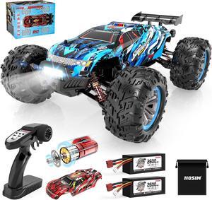 Hosim Brushless RC Cars, 1:10 68+ KMH High Speed Remote Control Car for Adults Boys, 4X4 All Terrains Waterproof Off Road Hobby Grade Large Fast Racing Buggy Toy Gift Monster Trucks