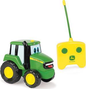John Deere Radio Controlled Johnny Tractor Toy - Includes Easy to Use Remote Control Toy - Green John Deere Tractor Toys - John Deere Toys - Ages 18 Months and Up