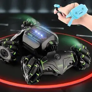 Asou 2.4GHz Remote Control Car RC Stunt Car Gesture Induction Twisting Car Stunt RC Crawler 4WD RC Car Birthday Gift for Boys/Girls