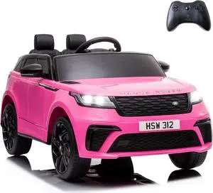 Licensed Land Rover VELAR Electric Car for Kids by TOBBI,12V 7AH Ride On Toy for Kids Ages 3-8,Kids Ride On Car w/Remote Control/Music/Safety Belt,Double Doors