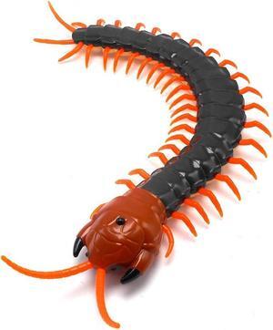 Tipmant Simulation RC Centipede Scolopendra Realistic Remote Control Vehicle Car Animal Insect Large Size Electric Prank Toy Kids Christmas Birthday Gifts (Navy Green)