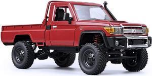 RC Rock Crawler RC Truck 4x4 Toyota LC79 RC Crawler 1/12 Off Road Pickup Remote Control 2.4Ghz All Terrain 280 Brushed Motor Proportional Throttle Steering RTR Hobby Toy Adult MN-82