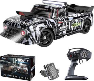 1/12 Remote Control Car Drift RC with Gyro for Adults, 2.4G 4WD High Speed Drifting RC Car 35KM/H Proportional Throttle RC Cars with 2 Batteries Birthday Gifts for Kids Adults