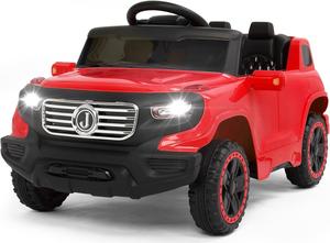 JOYMOR Kids Car, Ride on Truck 6V Battery Motorized Vehicles, w/Parent Remote Control, Children's Best Toy with 3 Speeds (Red)