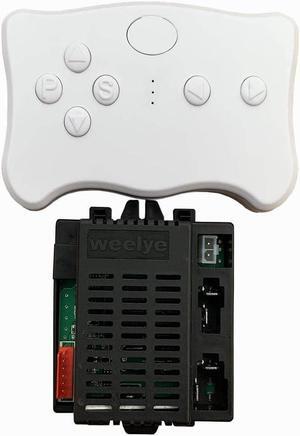 weelye RX18 12V Kids Powered Ride on car 2.4G Bluetooth Remote Control and Receiver Kit Controller Control Box Accessories for Children Electric Ride On Car Replacement Parts