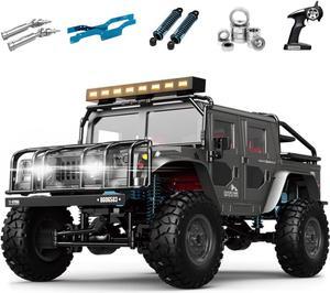 The perseids RC Truck RC Rock Crawler 1/12 Full Scale 4WD Remote Control Car Racing Vehicle Semi Truck and Trailer, 20km/h Offroad RC Truck RTR Climb Model Toys Hobby Grade RC Crawler with Metal