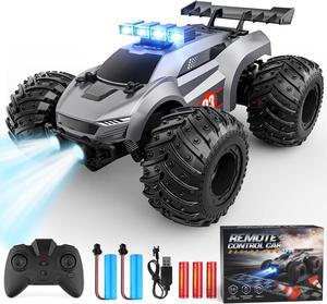 Remote Control Car - 20km/h 2.4GHz High Speed RC Cars Offroad with RBC &Headlights &Headlamps, Toy Car Gift for 3 4 5 6 7 8 9 10-12 Year Old Boys Girls Kids